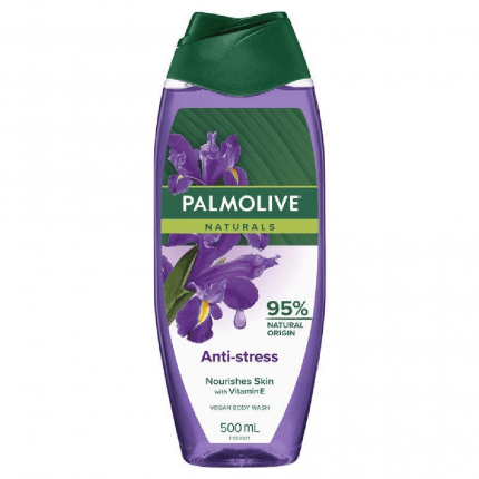 Palmolive Naturals Anti-stress Nourishes Skin with Vitamin E Vegan Body Wash 500ml