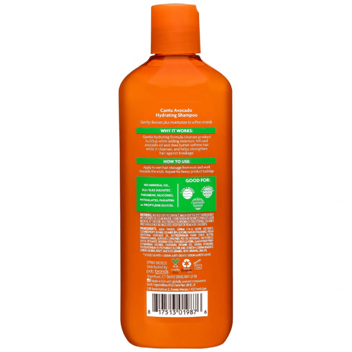 Cantu Avacado Hydrating Shampoo with Avacado Oil & Shea Butter 400 ml