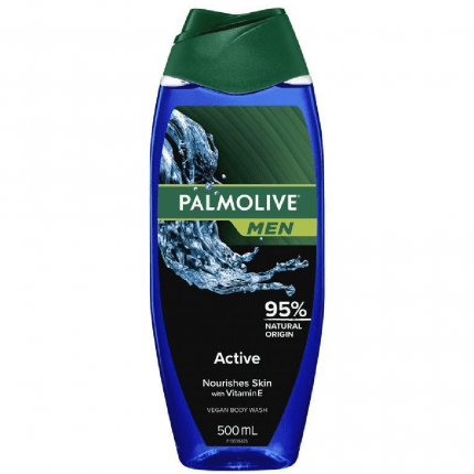 Palmolive Men Actice Nourishes Skin with Vitamin E Body Wash 500ml