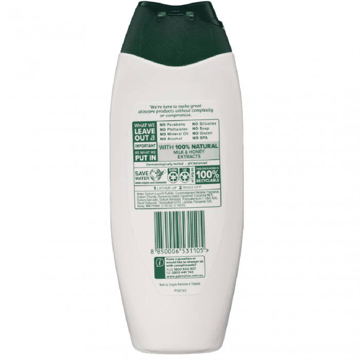 Palmolive Naturals Milk & Honey Nourishes Skin with Vitamin E Body wash500ml - Image 2