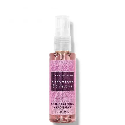 Bath & Body Works A Thousand Wishes Anti - Bacterial Hand Spray, 29ml