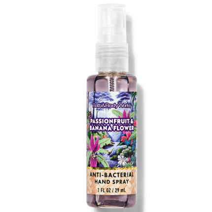 Bath & Body Works Passionfruit & Banana Flower Anti- Bacterial Hand Spray, 29ml