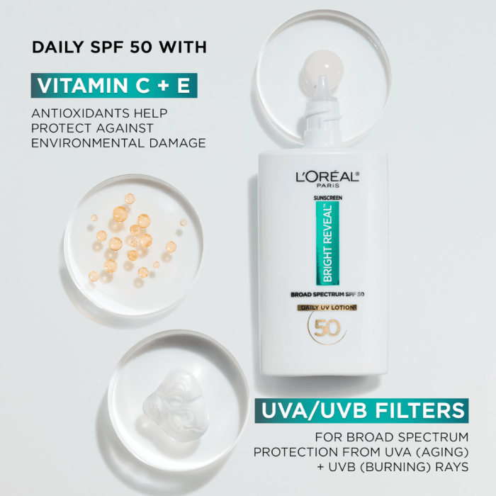 Loreal Paris Bright Reveal Broad Spectrum SPF 50 Daily UV Lotion 50ml