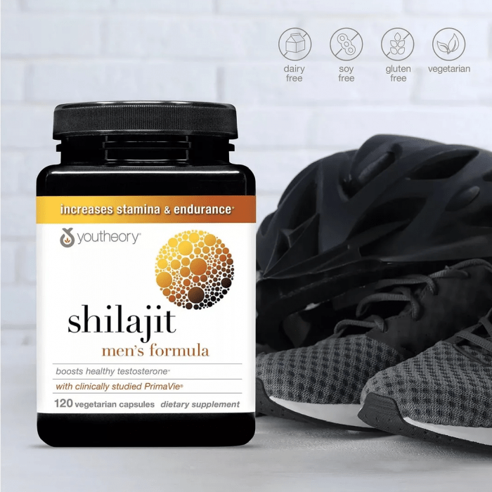 Youtheory Supplement Shilajit Men's Formula, 120 Count