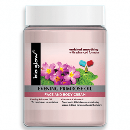 Bio Glow Evening Primrose Oil Face and Body Cream 500ml