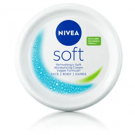 Nivea Soft Moisturizing cream Vegan Formula, face, body and hands 200ml