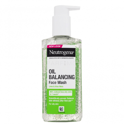Neutrogena Oil Balancing Facial Wash With Lime And Aloe Vera 200ml