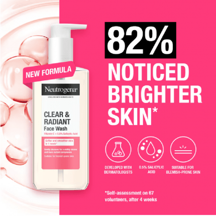 Neutrogena Clear & Radiant Face Wash 200 ml