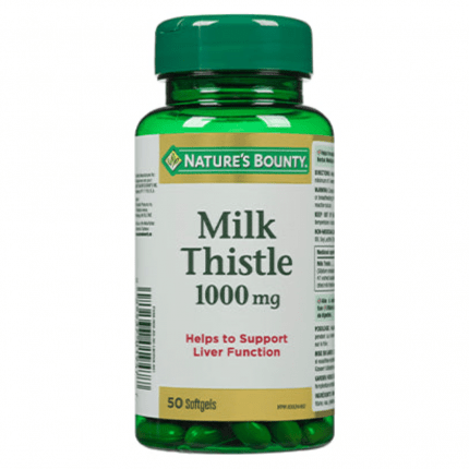 Natures Bounty Milk Thistle 1000mg 50 softgels