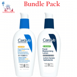 Bundle Pack ; CeraVe AM Facial Moisturizing Lotion SPF 30 for Women & Men 89ml & CeraVe PM Facial Moisturizing Lotion for Women & Men 89ml