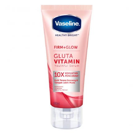 Vaseline Healthy Bright Firm Glow Gluta Vitamin Youthful Body Serum 180ml