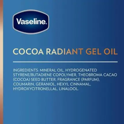 Vaseline Intensive care Cocoa radiant Body oil 200ml
