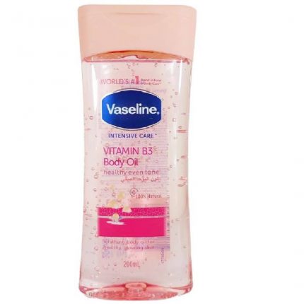 Vaseline Intensive Care Vitamin B3 Body Oil For Healthy & Glowing Skin 200 ml