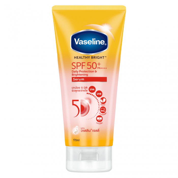Vaseline Healthy Bright SPF 50+ pa++++ Daily Protection & Brightening Serum 290ml