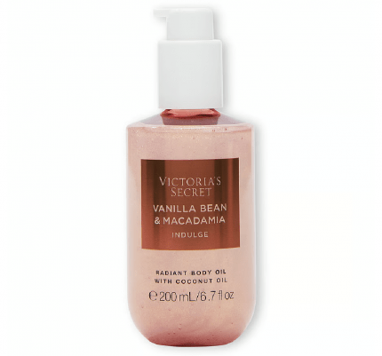 Victoria’s Secret Vanilla Bean & Macadamia Indulge Radiant Body Oil 200ml