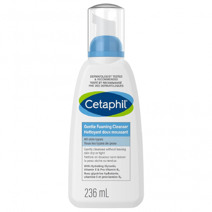Cetaphil Gentle Foaming Cleanser For All Skin Type 236ml