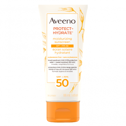 AVEENO Protect + Hydrate Moisturizing Sunscreen Spf 50 88ml