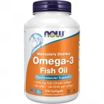 Now Foods Moleculary Distilled Omega-3 Fish Oil 200 Softgels