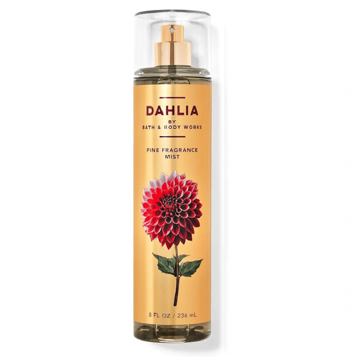Bath & Body Works DAHLIA Fragrance Body Mist 236ml