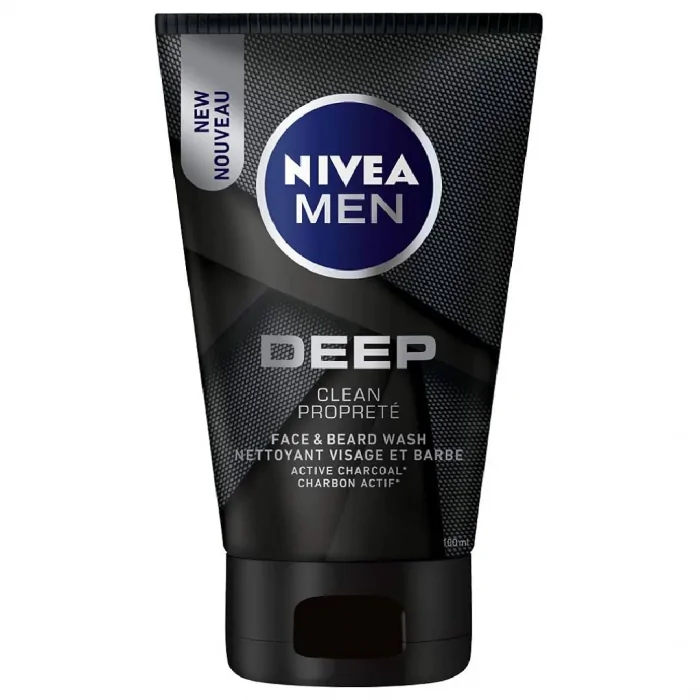 NIVEA Men Deep Face & Beard Wash – 100ml