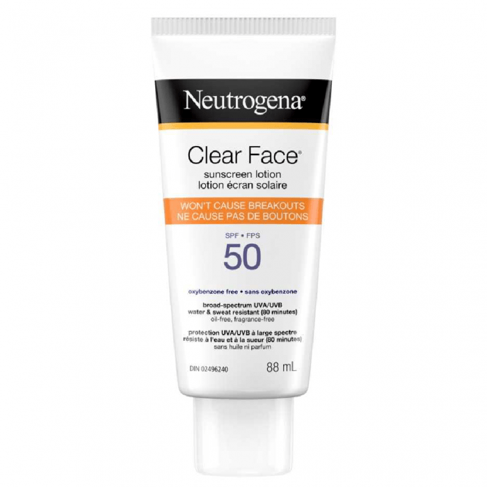Neutrogena Clear Face Sunscreen Lotion SPF 50 88ml