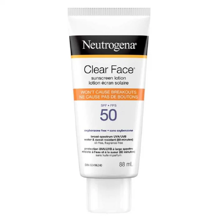 Neutrogena Clear Face Sunscreen Lotion SPF 50 88ml