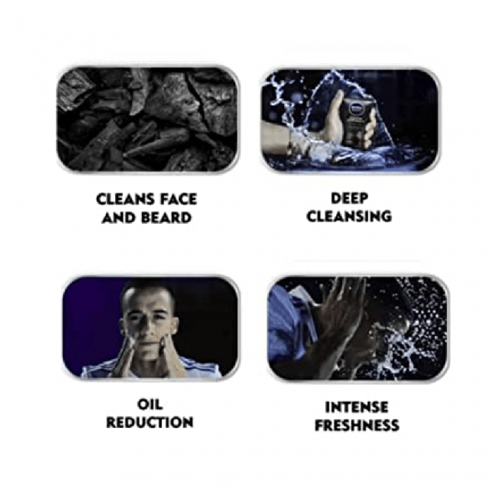 NIVEA Men Deep Face & Beard Wash – 100ml