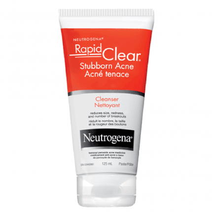 Neutrogena Rapid Clear Stubborn Acne Cleanser 125ml