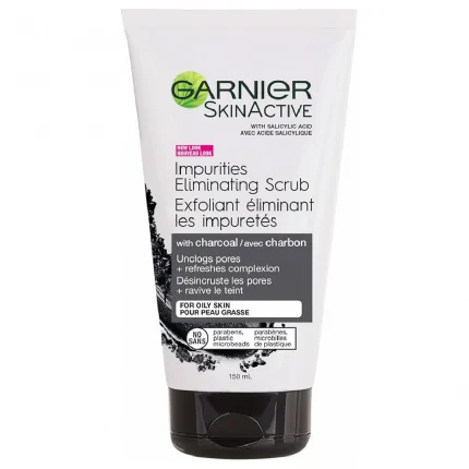 Garnier SkinActive Impurities Eliminating Scrub with Charcoal – 150ml