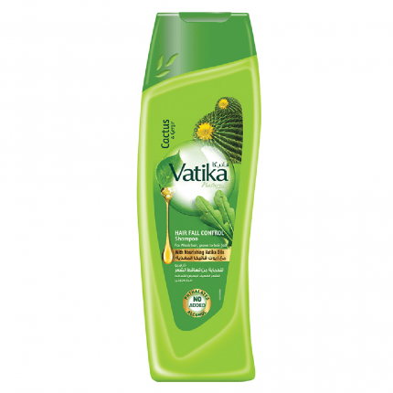 Vatika Cactus and Gergir Hair Fall Control Shampoo 400ml