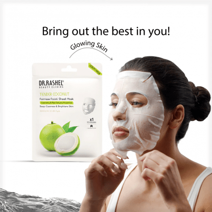 Dr.Rashel Tender Coconut Sheet Mask with Serum
