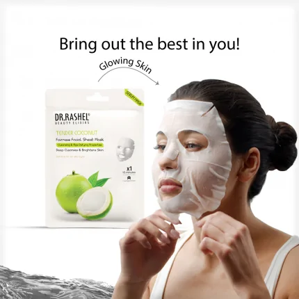 Dr.Rashel Tender Coconut Sheet Mask with Serum
