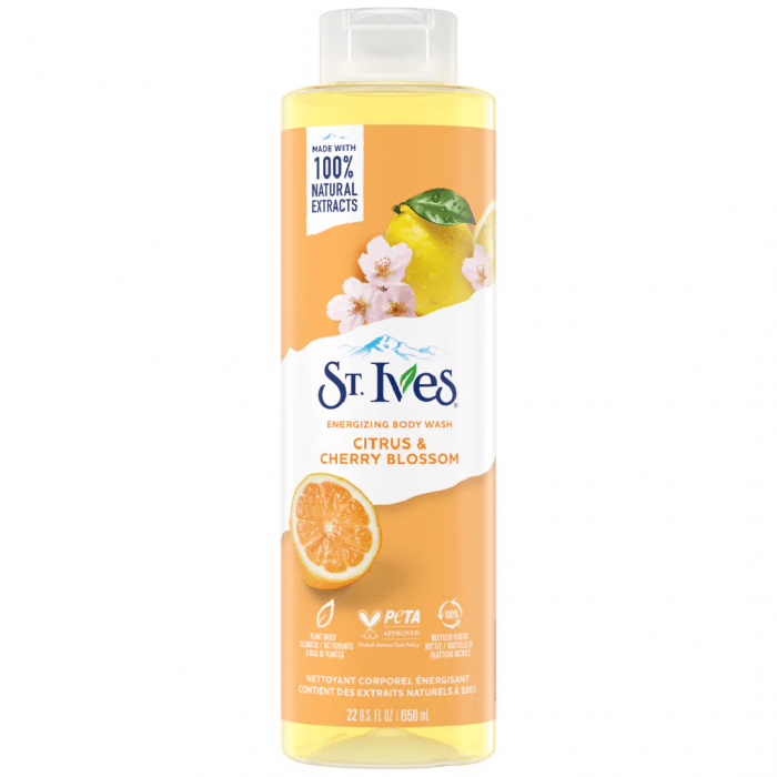 St. Ives Energising Citrus & Cherry Blossom Body Wash 650ml