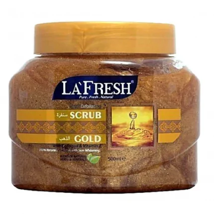 La Fresh Gold Face & Body Scrub 500ml