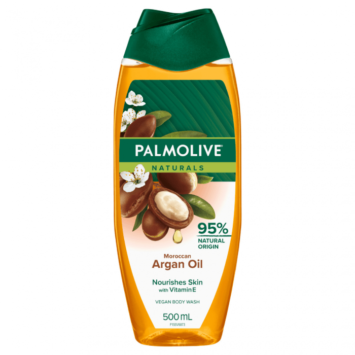 Palmolive Naturals Moroccan Argan Oil Nourishes Skin with Vitamin E  Body wash 500ml - Image 1