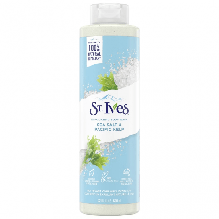 St. Ives Exfoliating Sea Salt & Pacific Kelp Body Wash 650ml