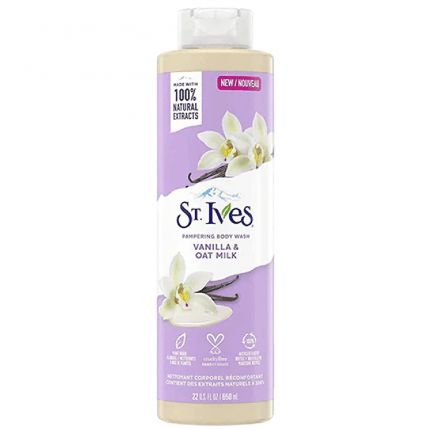 St. Ives Pampering Vanilla & Oat Milk Body Wash 650ml