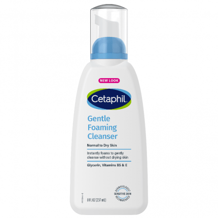 Cetaphil Gentle Facial Foaming Cleanser for All Skin Types, 237ml