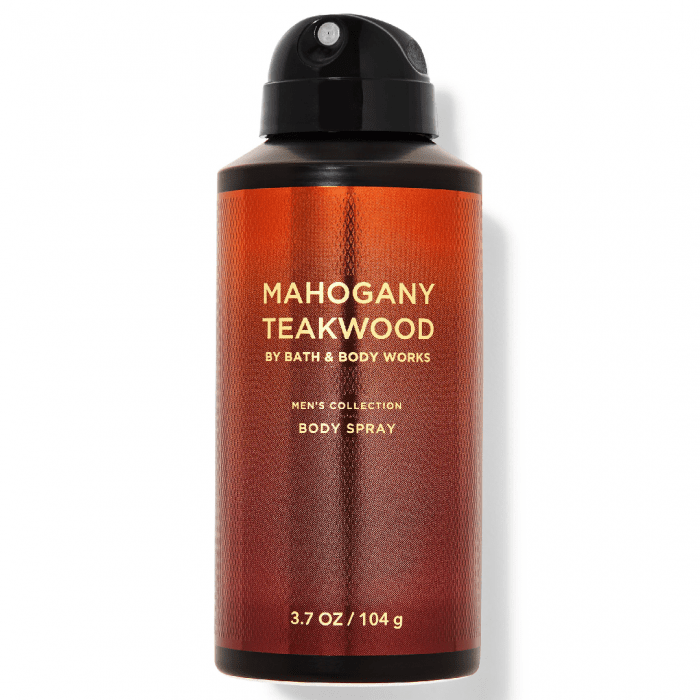 Bath & Body Works MAHOGANY TEAKWOOD Men's Body Spray 104g
