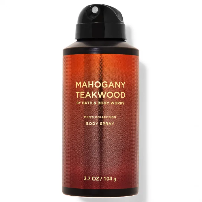 Bath & Body Works MAHOGANY TEAKWOOD Men's Body Spray 104g