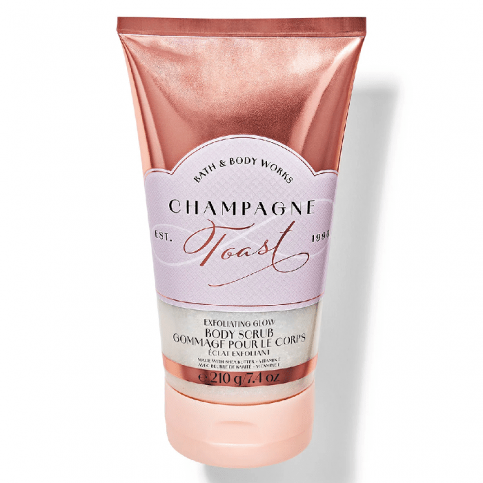 Bath and Body Works Champagne Toast Exfoliating Glow Body Scrub 210g