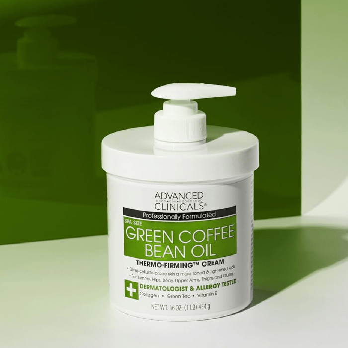 Advanced Clinicals Green Coffee Bean Oil Cream 454g