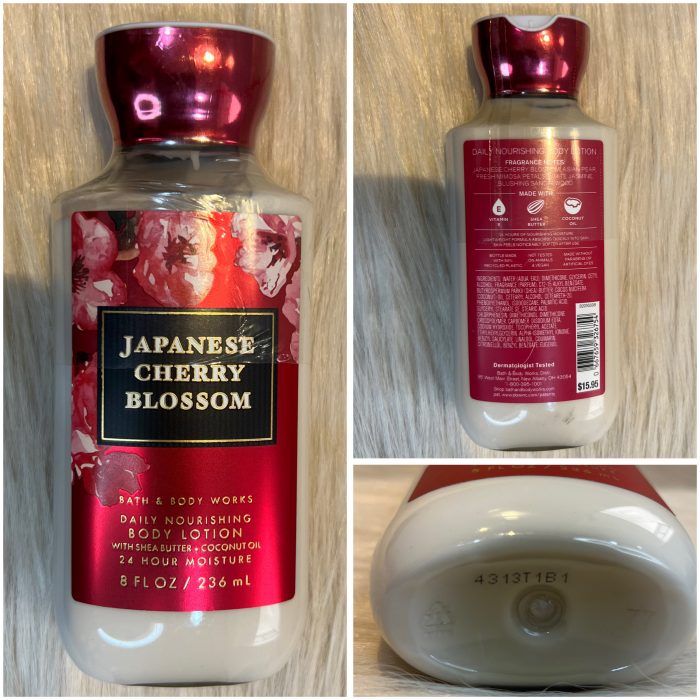 Bath & Body Works Japanese Cherry Blossom Daily Nourishing Body Lotion - 236ml - Image 2