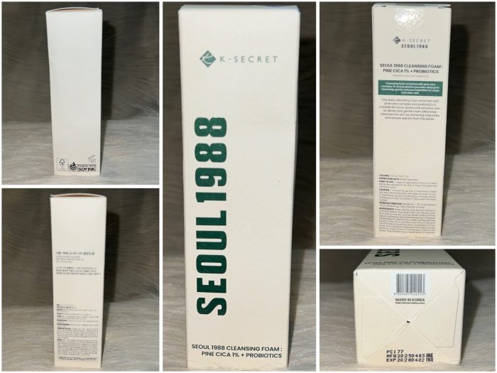 KSECRET SEOUL 1988 Cleansing Foam : Pine Cica 1% + Probiotics - 150ml - Image 4