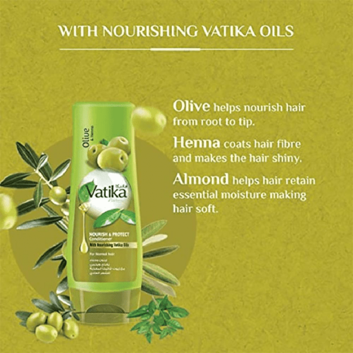 Vatika Nourish & Protect Conditioner 400ml - Image 3