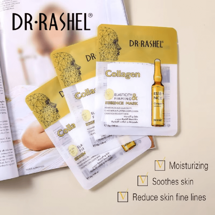 Dr. Rashel Collagen Elasticity & Firming Essence Face Mask - 25g - Image 3