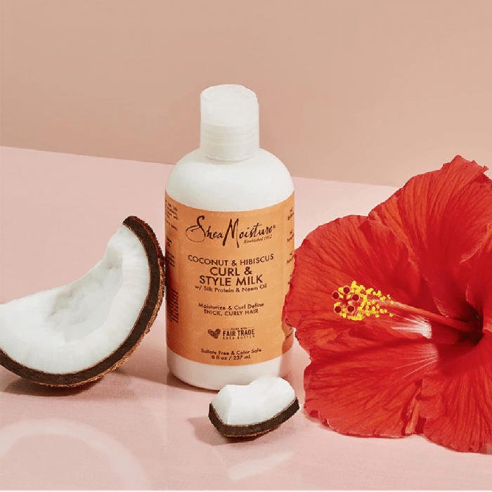 SheaMoisture Coconut & Hibiscus Curl & Style Milk - 237ml - Image 3
