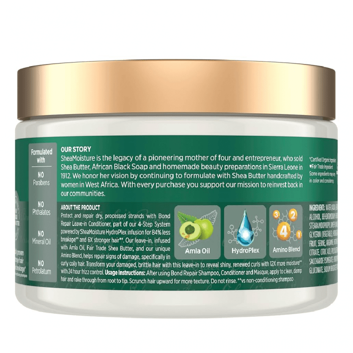 SheaMoisture Amla Oil Bond Repair Leave In Conditioner  - 311g - Image 3