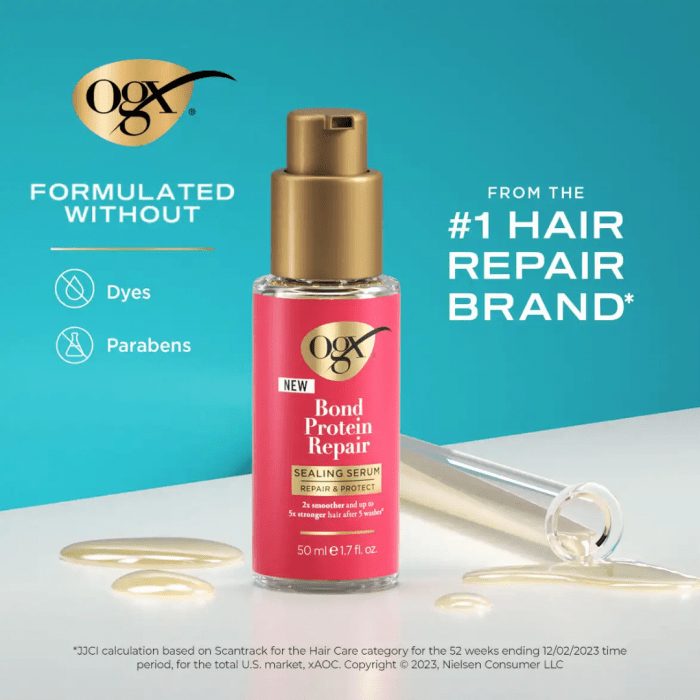 OGX Bond Protein Repair 3-in-1 Oil Mist Serum - 50ml - Image 6