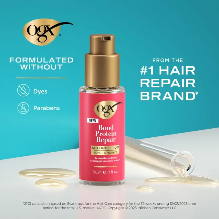 OGX Bond Protein Repair 3-in-1 Oil Mist Serum - 50ml - Image 6